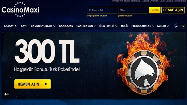 casinomaxi turk pokeri giriş sayfası