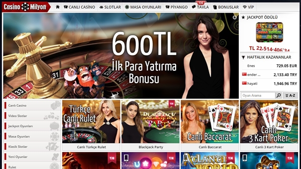 casinomilyon canlı poker sitesi giris ekranı