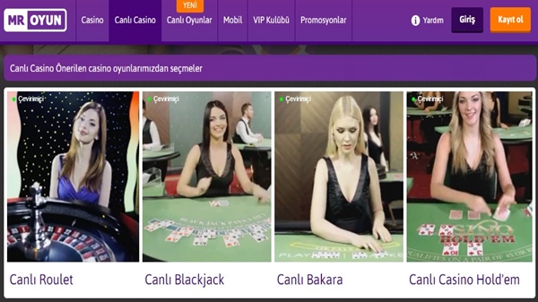 mroyun canli casino holdem ekran görüntüsü
