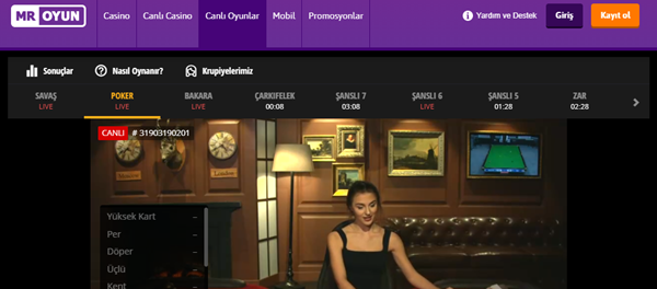 Mroyun Poker Giriş